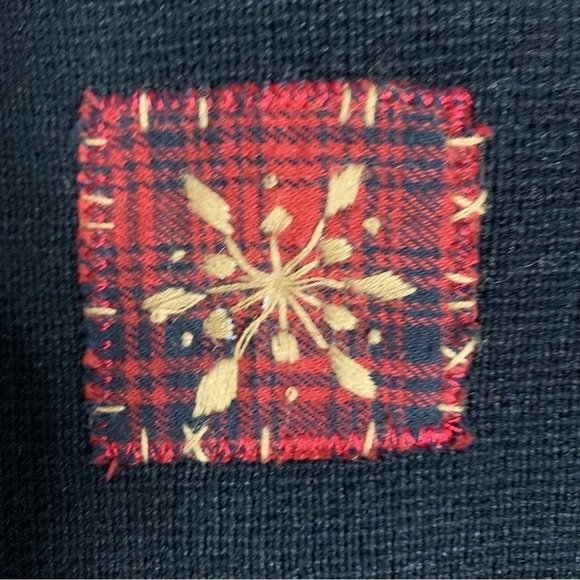 Woolrich New With Tags Women’s XL Knit Winter Scene Embroidered Sweater Vest - Picture 5 of 12